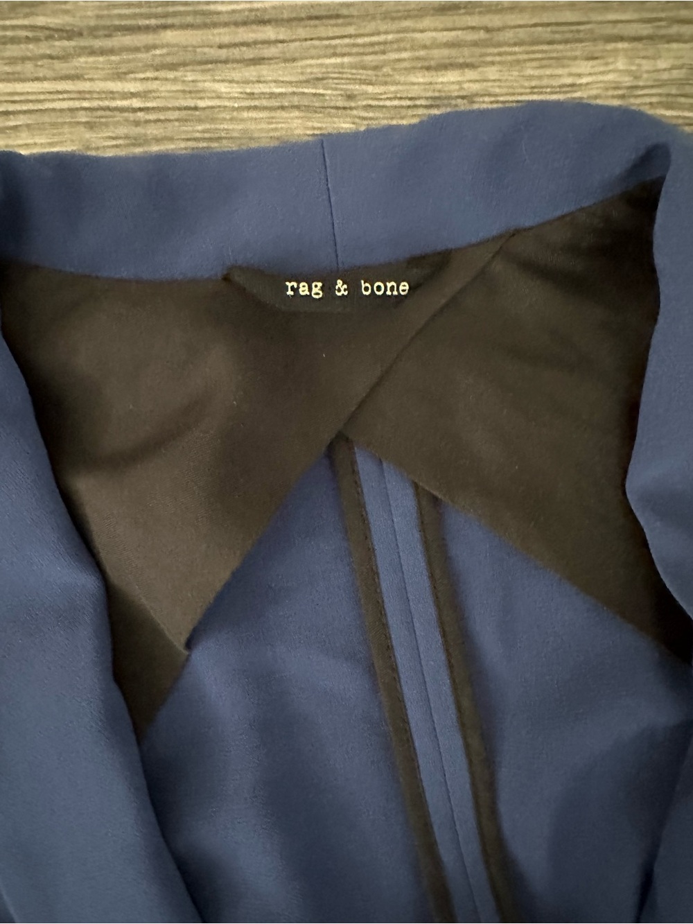 rag & bone Blue Shawl-Collar Blazer - Picture 4 of 7